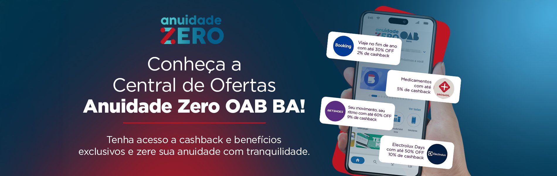 [Anuidade Zero: Benefícios exclusivos estão a caminho]