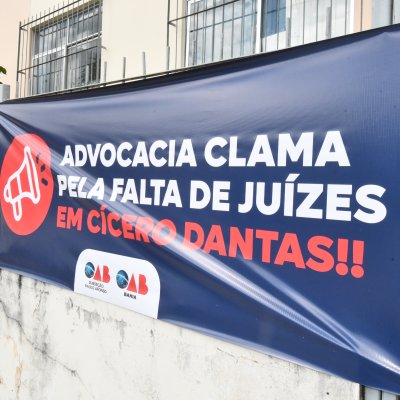 [Em manifestação, OAB-BA pede juízes em Cícero Dantas ]